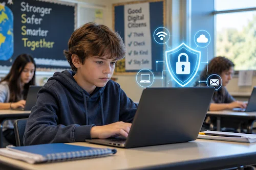 K-12 cybersecurity education helps students build habits that remain useful as technology changes.