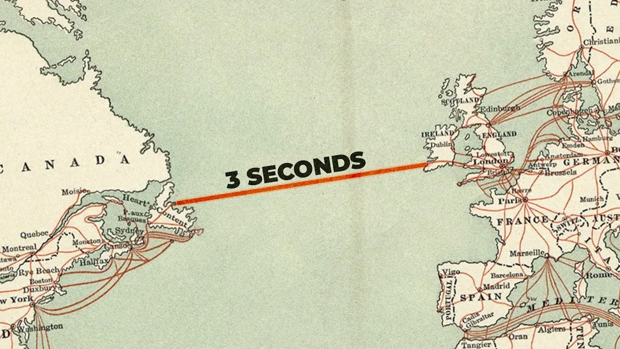 The Birth of Global Communication: The Impact of the 1858 Transatlantic Cable