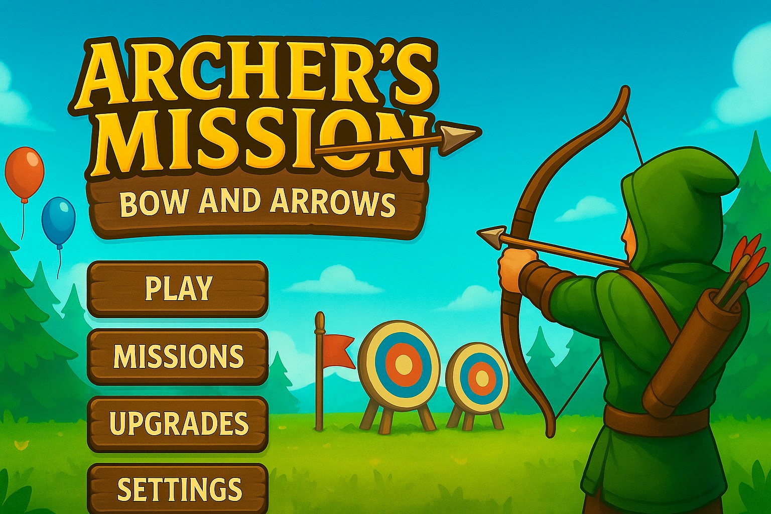 Archer's Mission: Bow and Arrows Plus